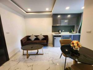 Posezení v ubytování Arcadia Center Suites- Privacy Ultimate Luxury Living