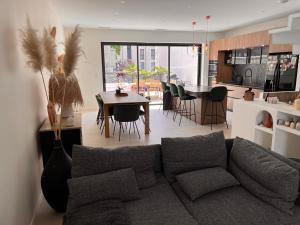 Χώρος καθιστικού στο Maison de ville - Lac & Montagnes