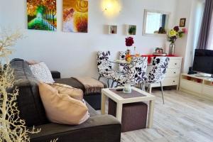 Posezení v ubytování Paradise View Apartment