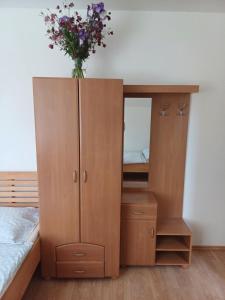 Postel nebo postele na pokoji v ubytování Penzion U Mnicha