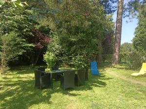 Vonkajšia záhrada v ubytovaní Villa 100 m du Touquet entre forêt et mer