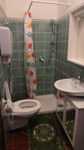 ガリポリにあるAttico Atlantideのバスルーム(トイレ、洗面台付)