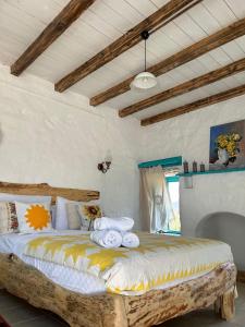 Postel nebo postele na pokoji v ubytování Güneş Butik Otel Datça