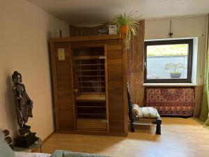 Posezení v ubytování Urlaubstraum am Brombachsee- 5 stilvolle Zimmer-