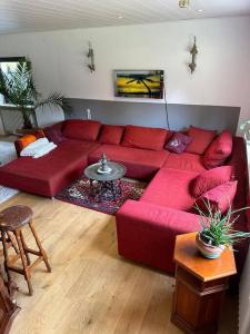 Posezení v ubytování Urlaubstraum am Brombachsee- 5 stilvolle Zimmer-