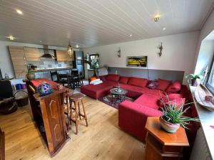 Posezení v ubytování Urlaubstraum am Brombachsee- 5 stilvolle Zimmer-