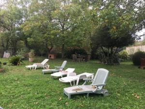 Zahrada ubytování Chez-Sixtine