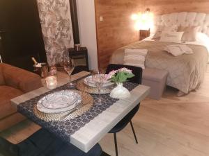 Postel nebo postele na pokoji v ubytování Côté Cosy