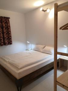 Postel nebo postele na pokoji v ubytování Ferienhaus am Himberg