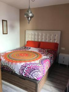 Кровать или кровати в номере La clau de la vall