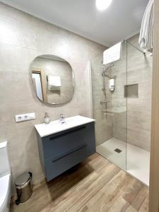 Łazienka w obiekcie Apartamento Valbuena