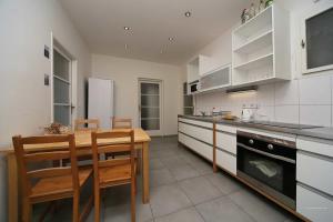 Kuchyň nebo kuchyňský kout v ubytování Apartments Vorsilska