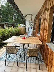 Balkón nebo terasa v ubytování Urlaubstraum am Brombachsee- 5 stilvolle Zimmer-