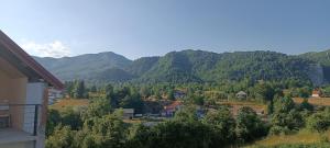 a view of a valley with mountains in the background at Vila Jasmina in Kolašin