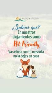 a happy valentines day card with two dogs at Posada Villa Mayo Apartamento Familiar a 5 Min de Playa Parguito in Paraguchi