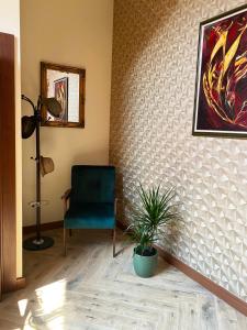 O zonă de relaxare la AVIOR Garni Hotel