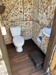 Koupelna v ubytování Kratikoda