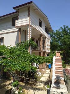 a house with a tree in front of it at İzol Apart Evleri Adrasan in Kumluca