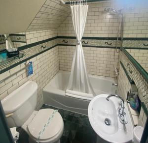 Salle de bains dans l'établissement Cherokee Lodge