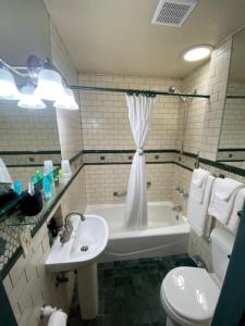 Salle de bains dans l'établissement Cherokee Lodge