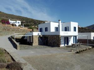 En generel udsigt til bjerge eller udsigt til bjerge taget fra feriehuset