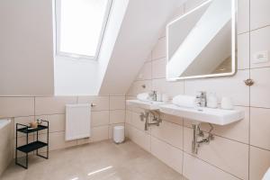 Koupelna v ubytování Apartmán 25 Karlova Studánka