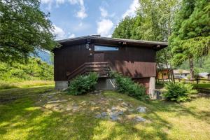 Zahrada ubytování Rustic chalet with garden in Chamonix