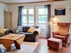 Posezení v ubytování Holiday home Bakka