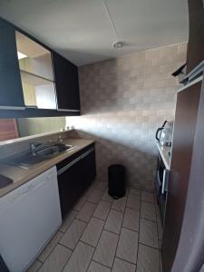 Kuhinja oz. manjša kuhinja v nastanitvi Appartement classé 3 étoiles avec superbe vue