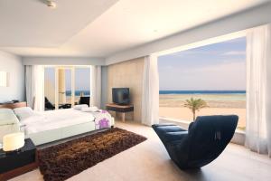 Rúm í herbergi á Barceló Tiran Sharm