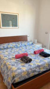 Postel nebo postele na pokoji v ubytování Casasullaspiaggia_roma