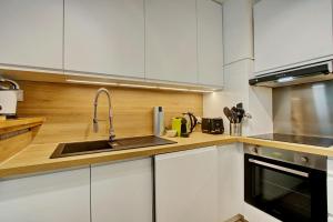 Η κουζίνα ή μικρή κουζίνα στο Ever Sea - apt T3 la Saline les Bains