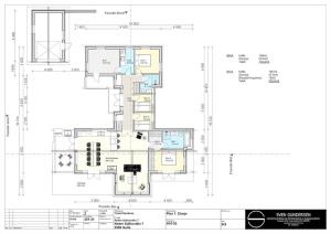 un plan d'étage d'une maison avec dans l'établissement Ny kvalitetshytte-158 m2-Kikut!, à Flatåker