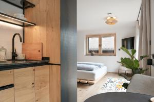 Cucina o angolo cottura di Grand Pension Franziska - inkl CrossFit Gym