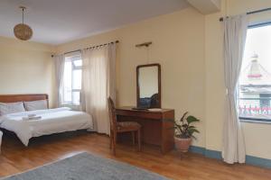 Postel nebo postele na pokoji v ubytování Hotel Sherwi Hyul