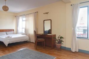 Postel nebo postele na pokoji v ubytování Hotel Sherwi Hyul
