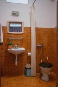 Koupelna v ubytování Hotel Sherwi Hyul