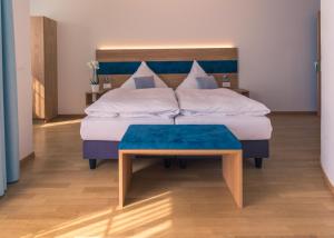 Krevet ili kreveti u jedinici u okviru objekta Hotel & Restaurant Hofmatt