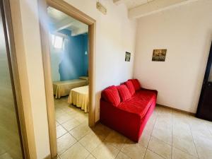 Prostor za sedenje u objektu Borgo Camicia In