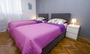 Posteľ alebo postele v izbe v ubytovaní Split Luxury Apartments Rodin