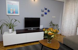 Televízia a/alebo spoločenská miestnosť v ubytovaní Split Luxury Apartments Rodin