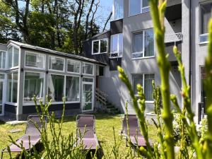 Zahrada ubytování Premont Bran GuestHouse