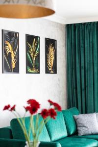 Posedenie v ubytovaní Green Square Apartments Świnoujście by Noclegi Renters
