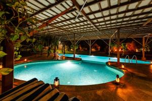 The swimming pool at or close to Tadoba Jungle Camp