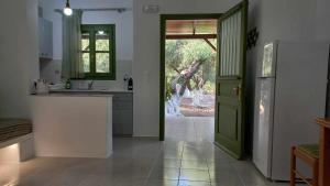 A kitchen or kitchenette at Leros Eleonas ApartmentS
