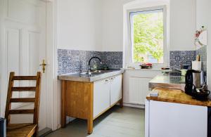 Kuchyň nebo kuchyňský kout v ubytování Die Schwedenkoje