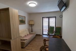 TV a/nebo společenská místnost v ubytování Rezort Via Vitis