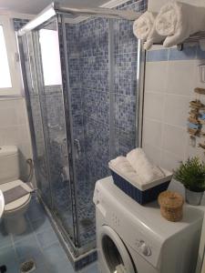 A bathroom at Myrto2 apartment