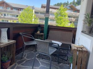 Balkon oz. terasa v nastanitvi Luserblick