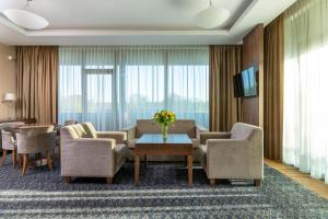 TV a/nebo společenská místnost v ubytování Grand SPA Lietuva Hotel Druskininkai